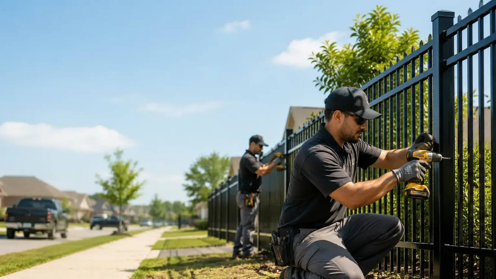 Metal Fence Installation in Woodbridge, NJ